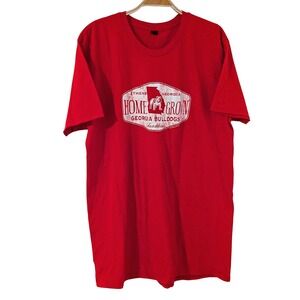 New World Graphics Georgia Bulldogs Home Grown Red T-Shirt Mens Large UGA Athens